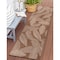 World Rug Gallery Distressed Palm Leaves Textured Flat Weave Indoor/Outdoor Area Rug 2' x 7' Brown 114BROWN2X7 - alternate 7